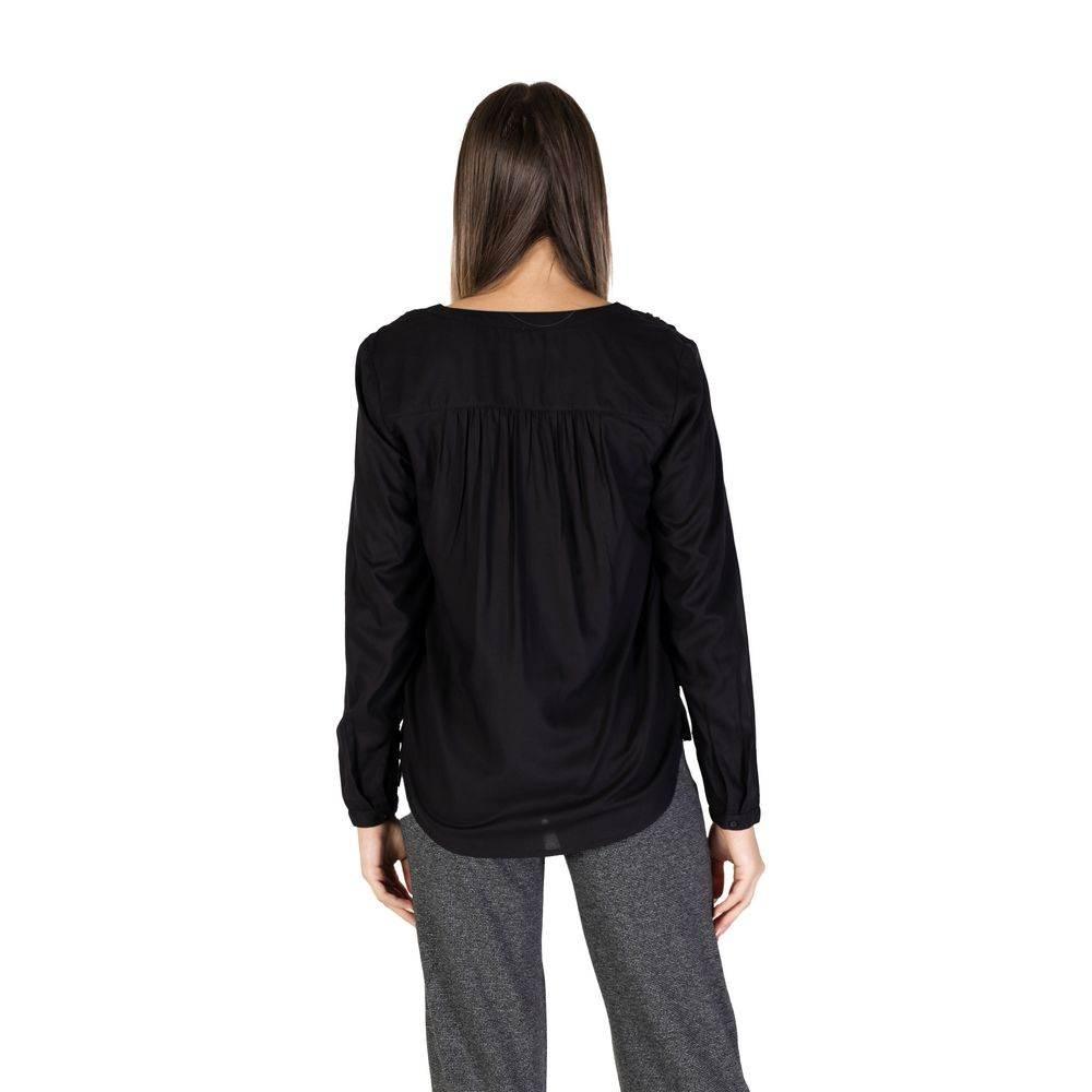Street One Black Viscose Blouse - Hilstor