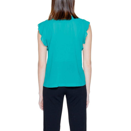 Rinascimento Green Polyester Blouse - Hilstor