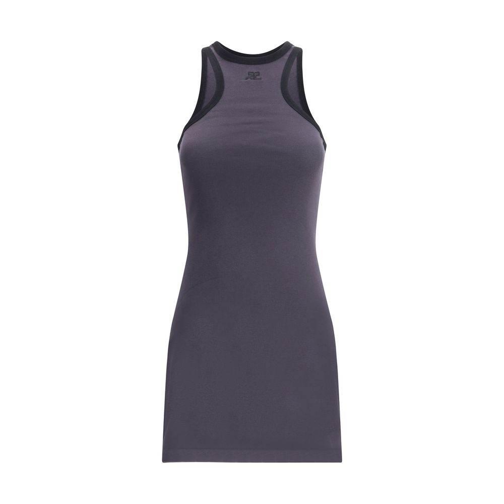 Courrėges Cotton Scuba Mini Dress - Hilstor