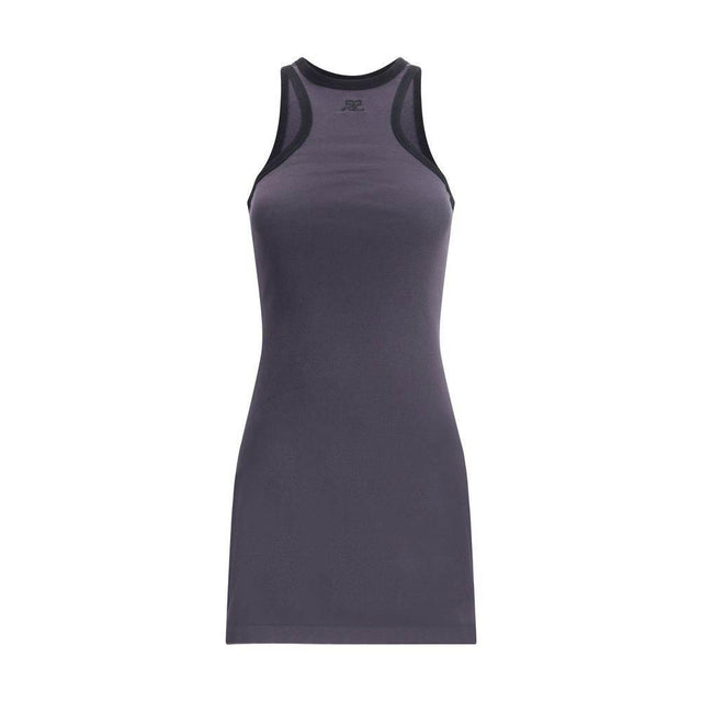 Courrėges Cotton Scuba Mini Dress - Hilstor