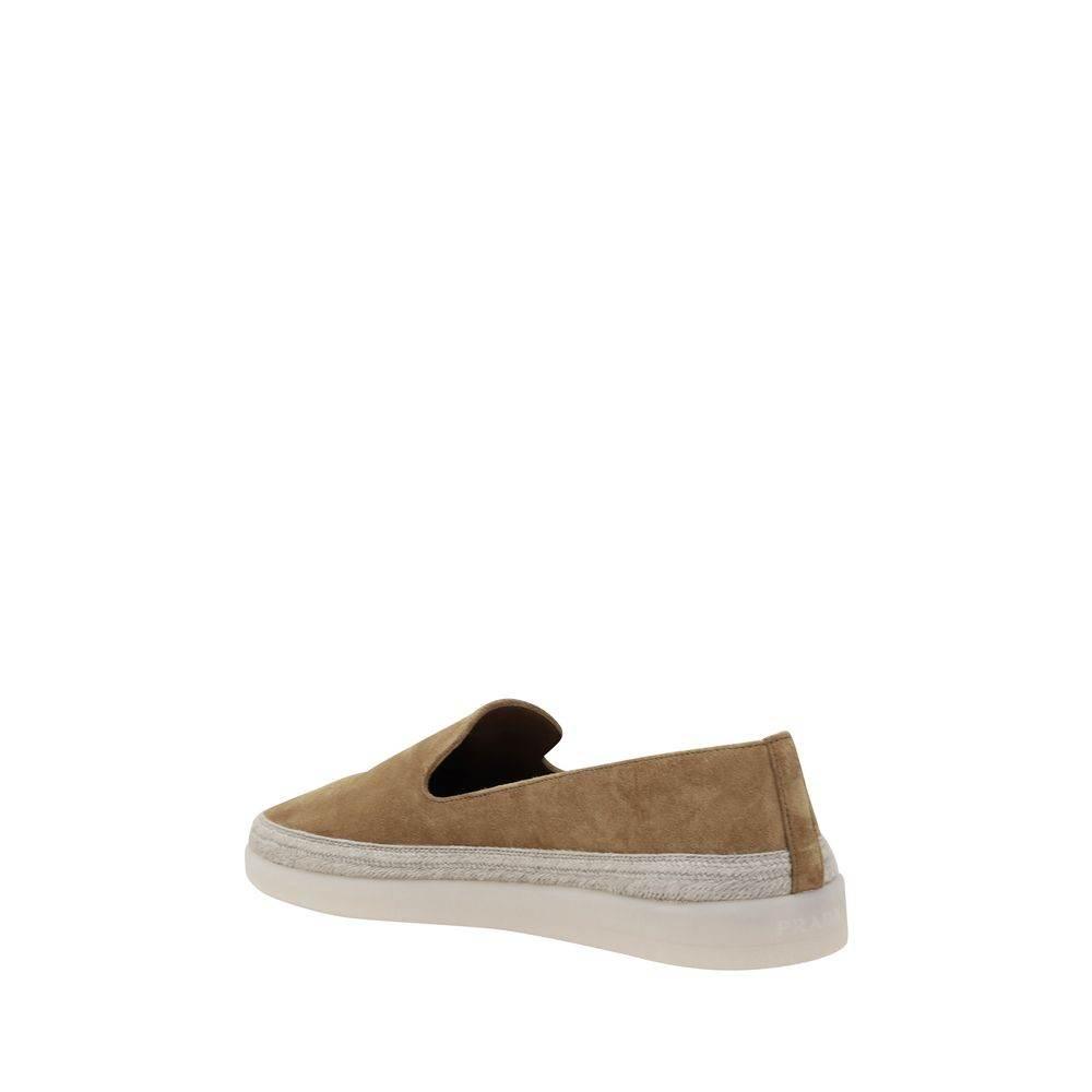 Prada Suede Loafers - Hilstor