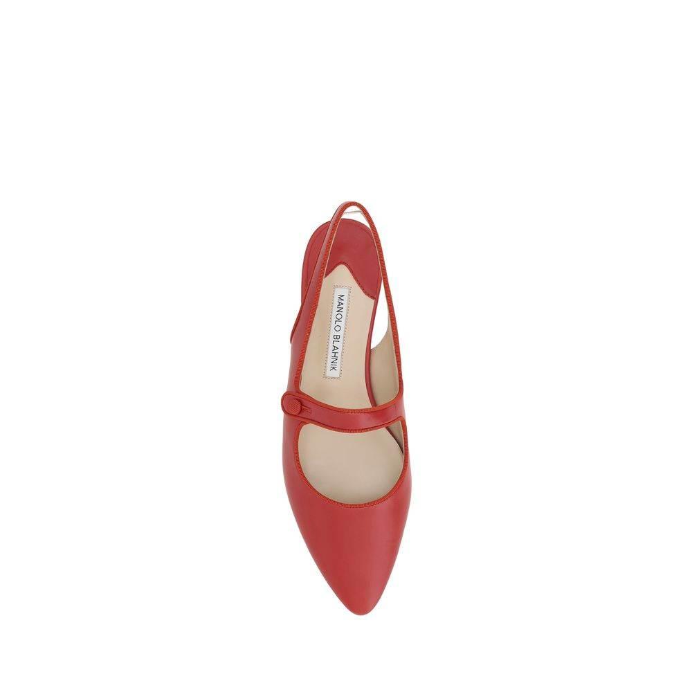 Manolo Blahnik Campariflatsli Ballerinas - Hilstor