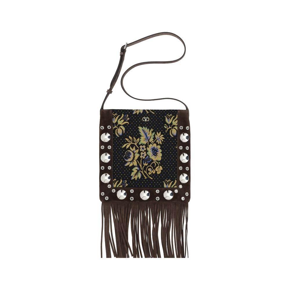 Valentino Garavani Fringe Shoulder Bag - Hilstor