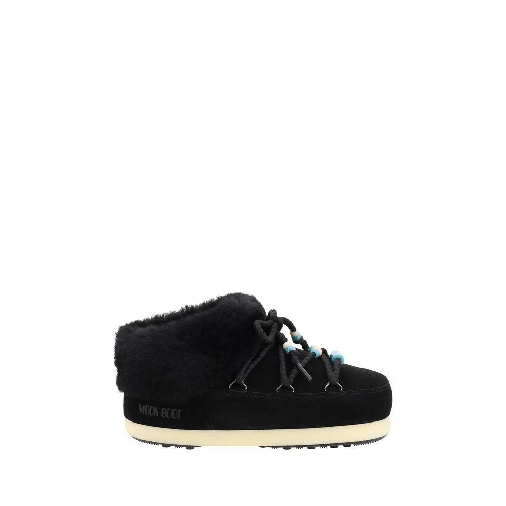 Moon Boot Mule Suede Beads Ankle Boots - Hilstor