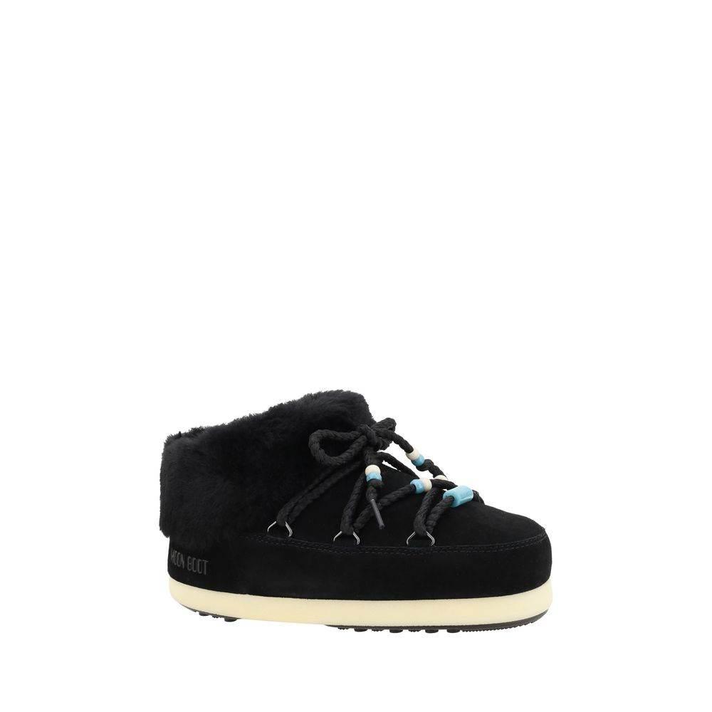 Moon Boot Mule Suede Beads Ankle Boots - Hilstor