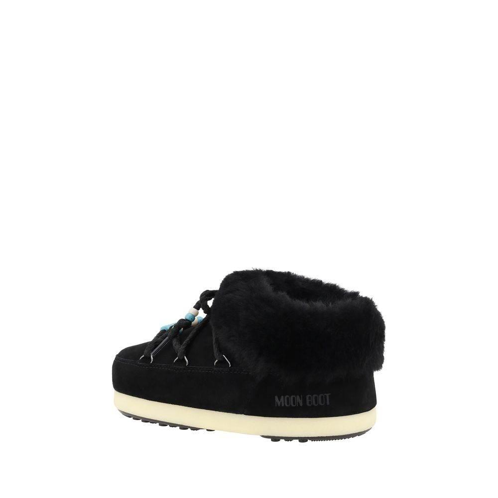 Moon Boot Mule Suede Beads Ankle Boots - Hilstor