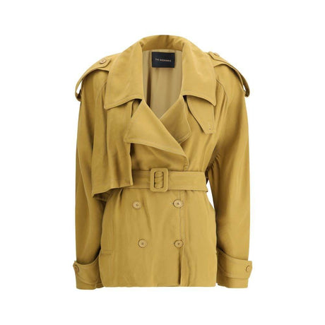 The Andamane Double-breasted Short Trench Coat - Hilstor