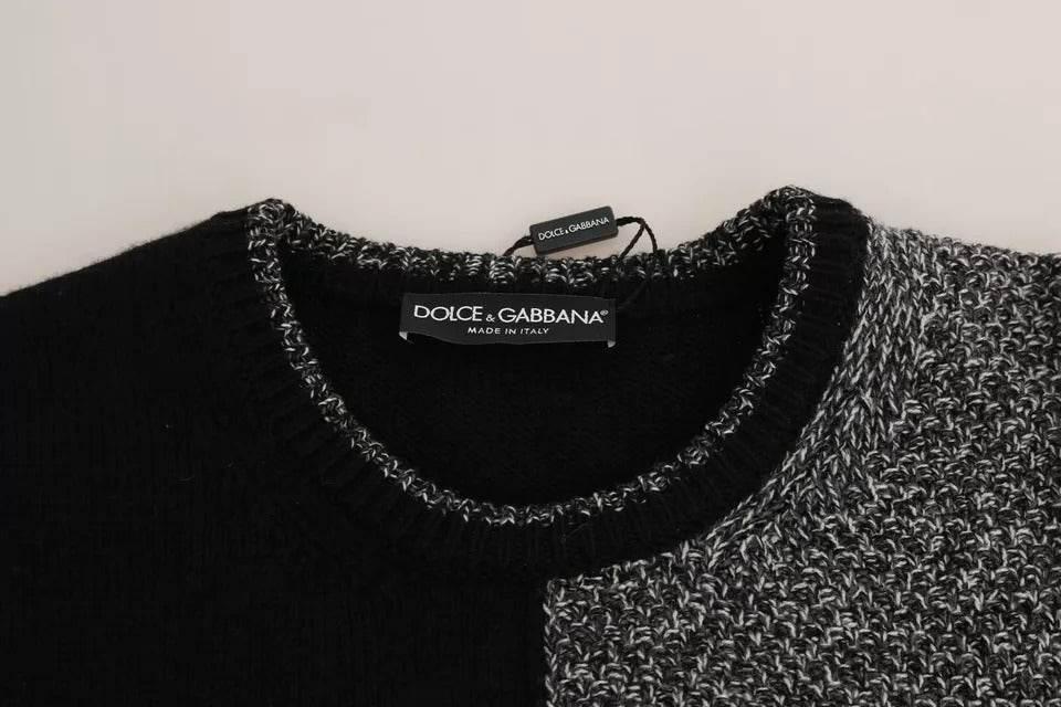 Dolce & Gabbana Multicolor KING Knight Monkey Knitted Cashmere Wool Sweater - Hilstor
