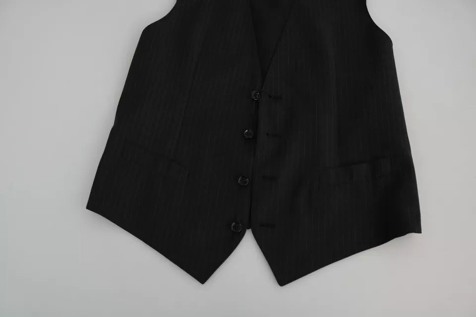 Dolce &amp; Gabbana Sorte Mænd Formel PERSONALE Kjole Vest