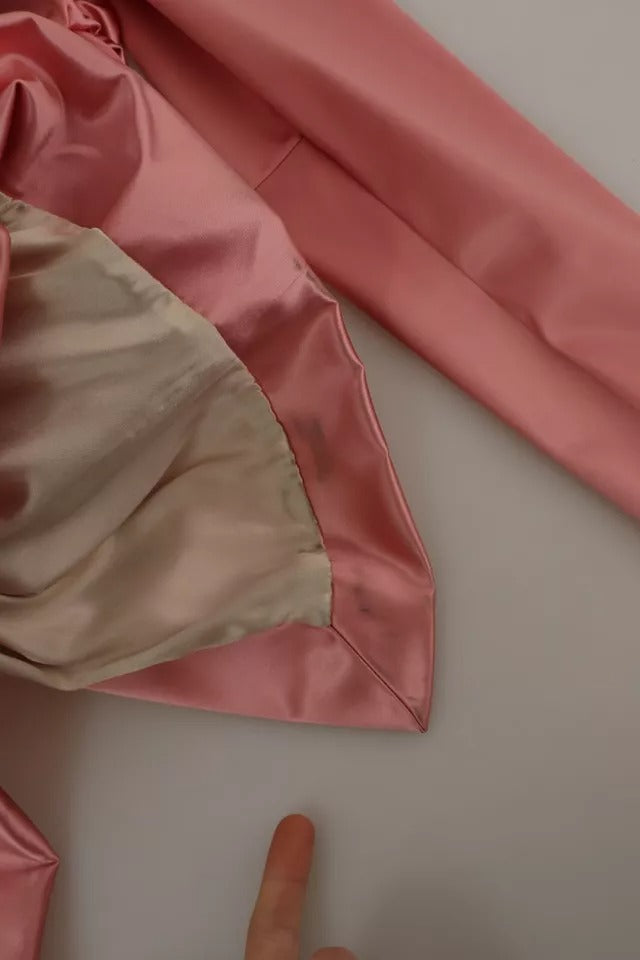 Dolce &amp; Gabbana Pink Langærmet Bodycon Sheath Midi-kjole
