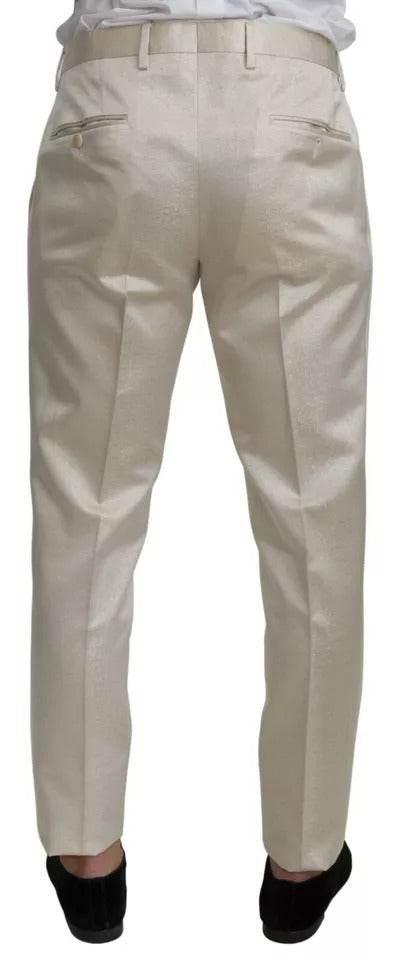 Dolce & Gabbana Beige Wool Crème 3 Piece SICILIA Shawl Suit - Hilstor