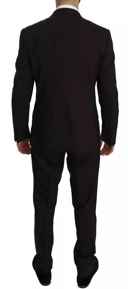 Dolce & Gabbana Purple MARTINI Wool Stretch 2 Piece Suit - Hilstor