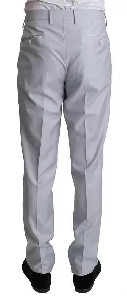 Dolce & Gabbana Light Blue SICILIA Wool 3 Piece Suit - Hilstor