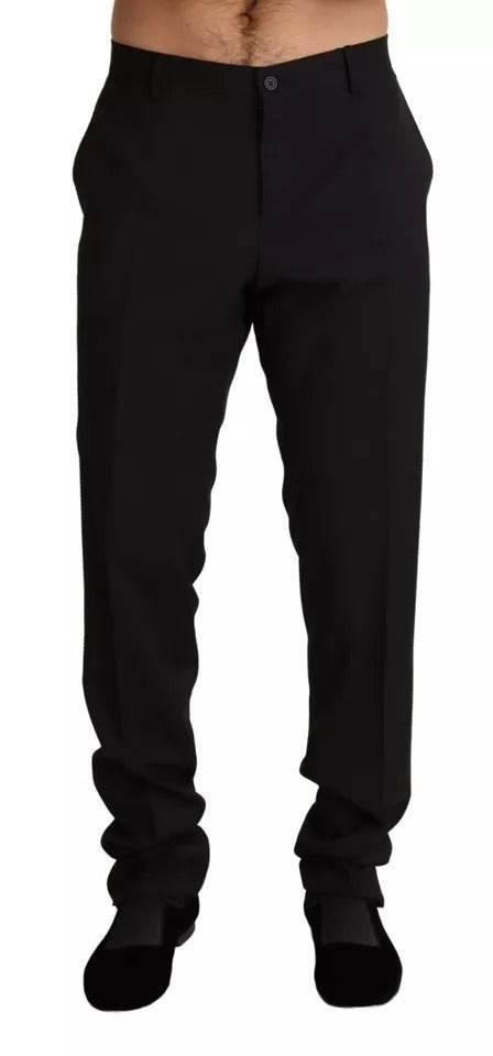 Dolce & Gabbana Black Dress Formal Skinny Pants - Hilstor