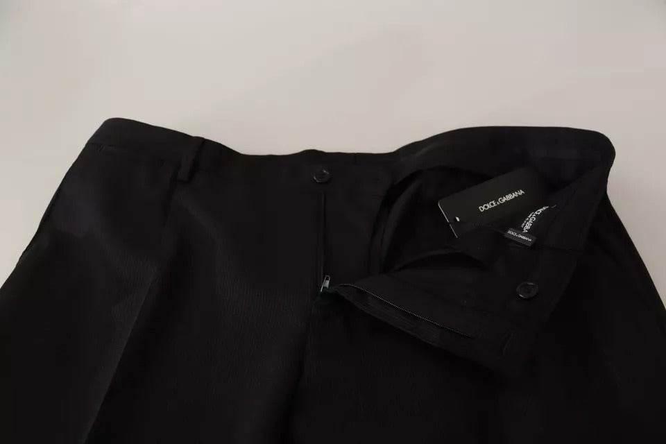 Dolce & Gabbana Black Dress Formal Skinny Pants - Hilstor