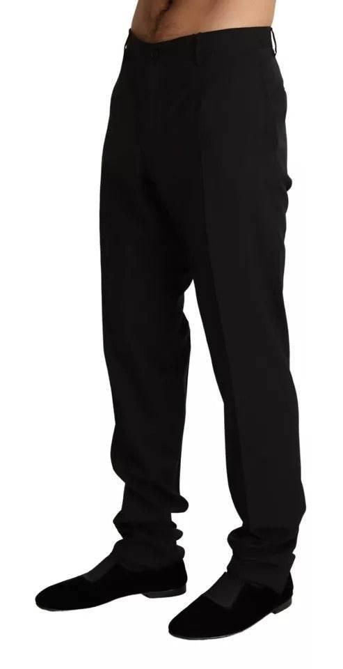 Dolce & Gabbana Black Dress Formal Skinny Pants - Hilstor