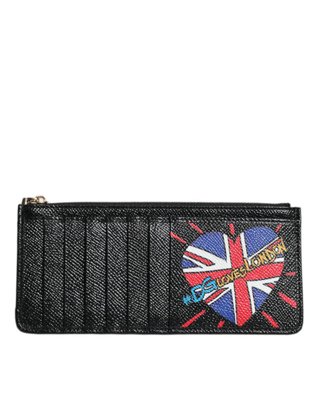 Dolce &amp; Gabbana sort læder #DGLovesLondon Cardholder Case Wallet