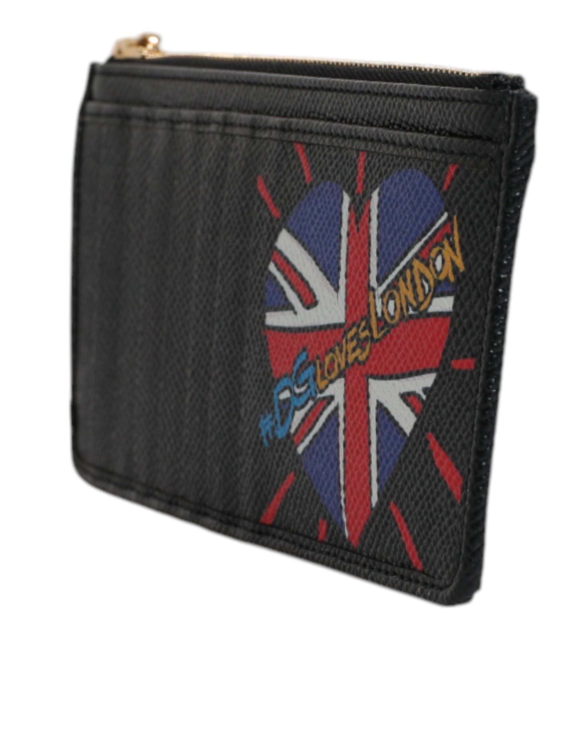 Dolce & Gabbana sort læder #DGLovesLondon Cardholder Case Wallet