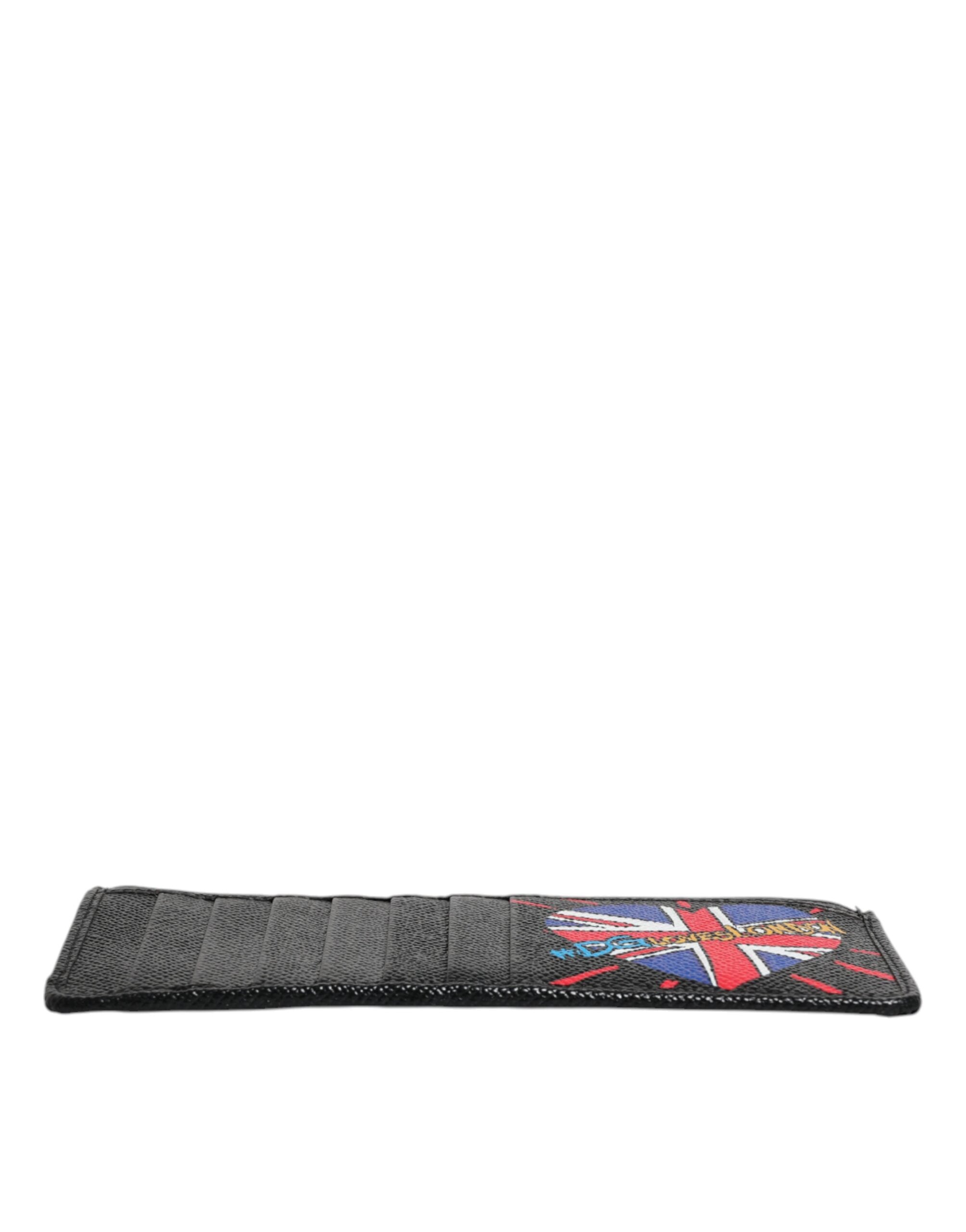 Dolce & Gabbana sort læder #DGLovesLondon Cardholder Case Wallet