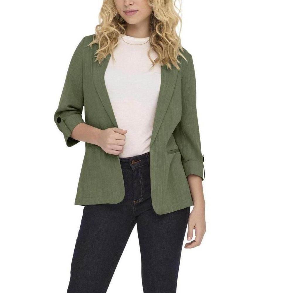 Only Green Viscose Suits & Blazer - Hilstor