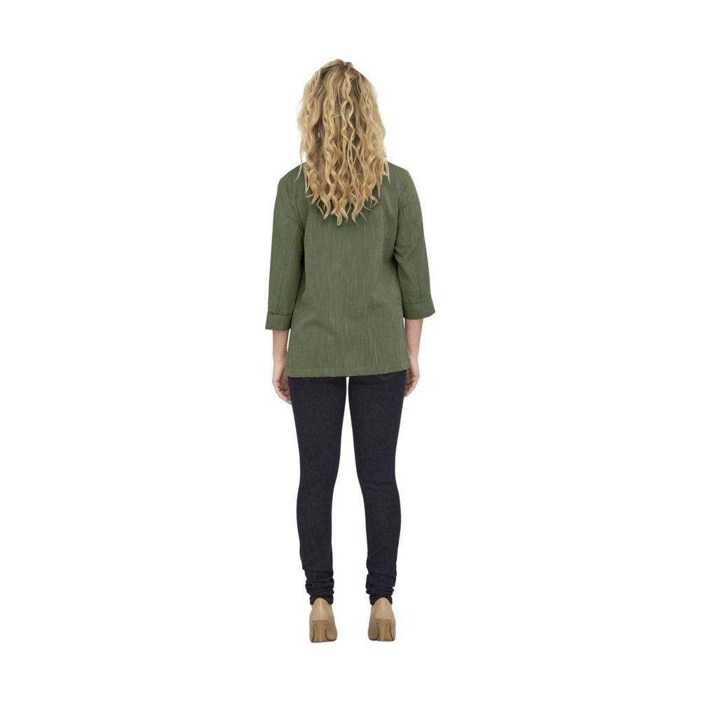 Only Green Viscose Suits & Blazer - Hilstor