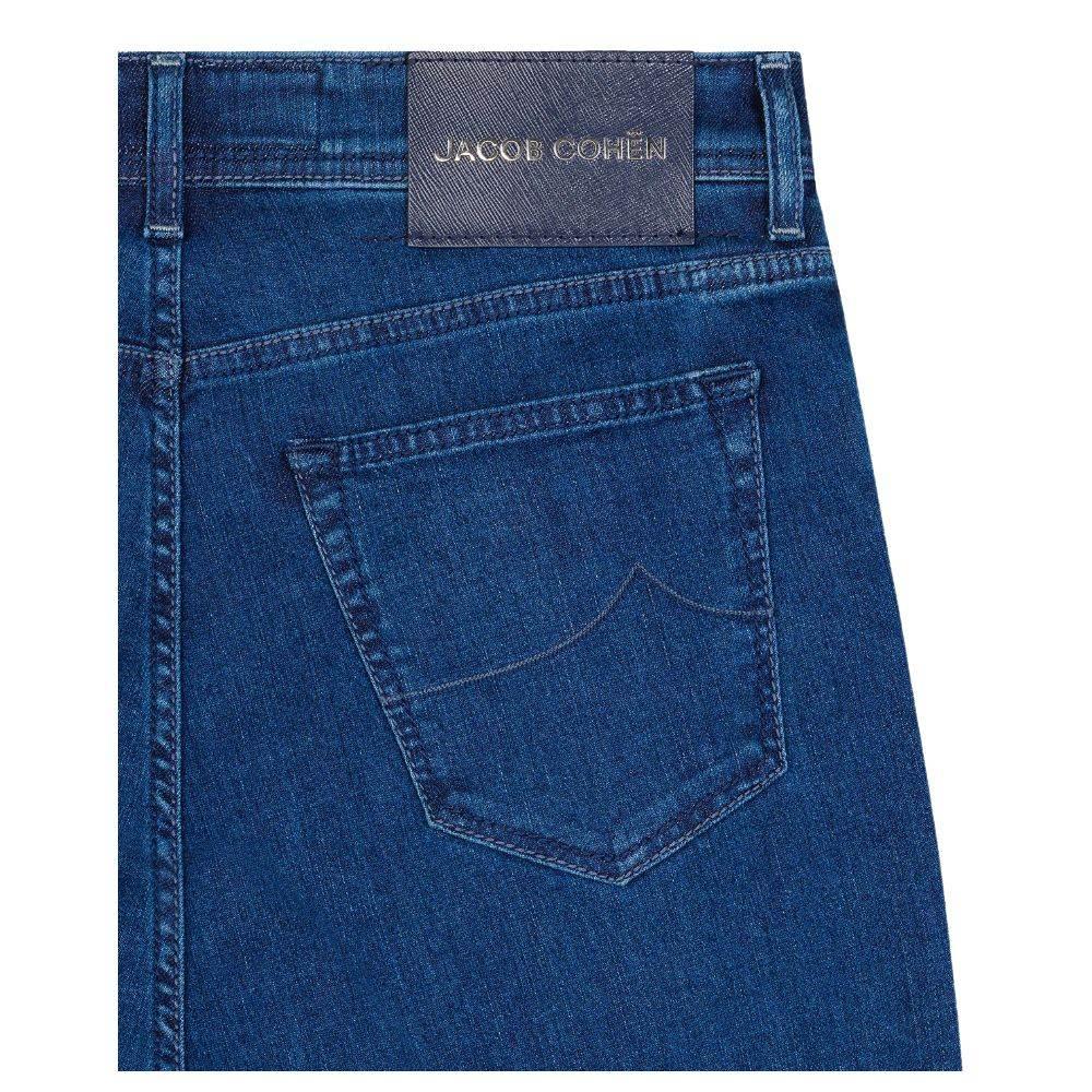 Jacob Cohen Blue Cotton Men's Jeans - Hilstor