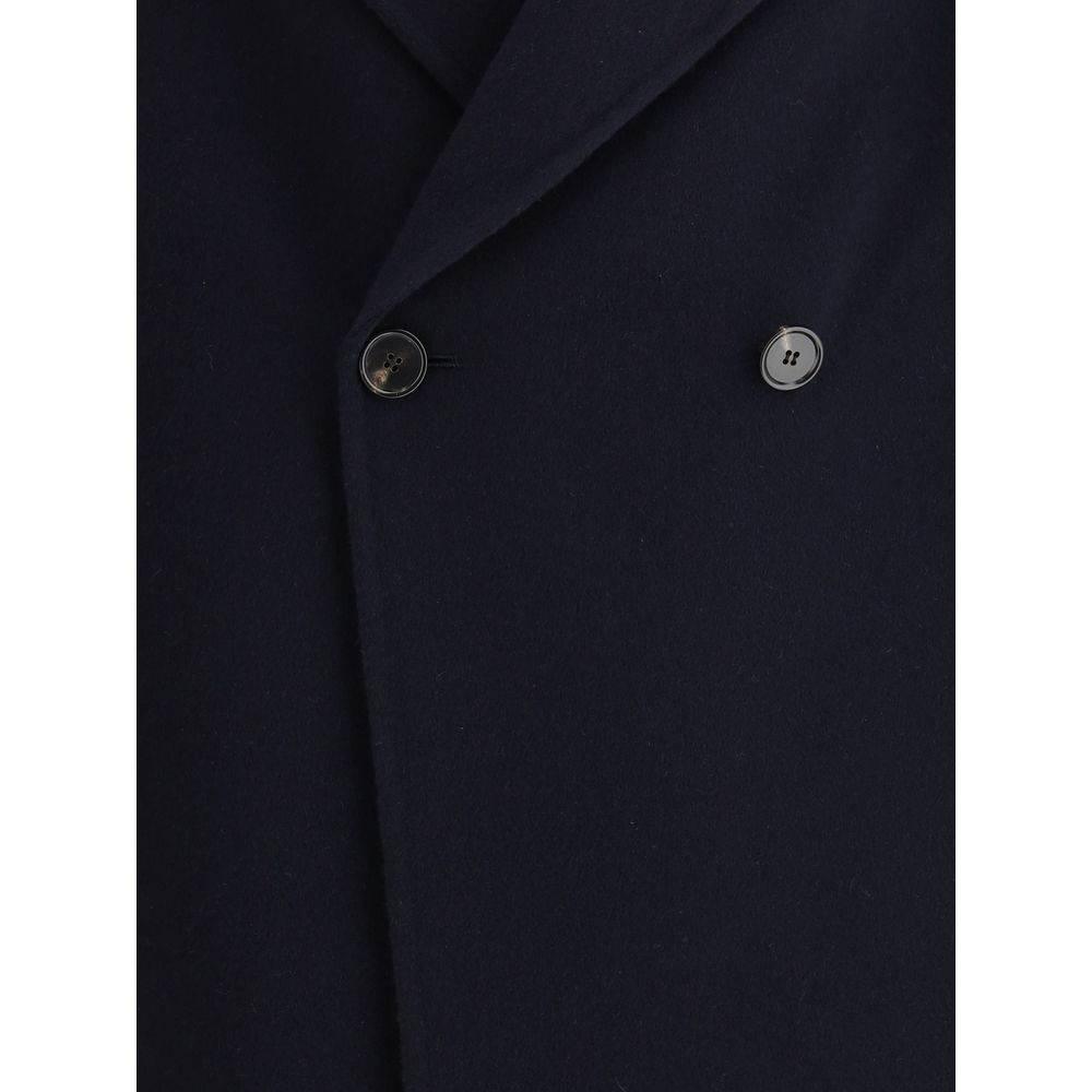 Aftercoat Double-breasted long Coat - Hilstor