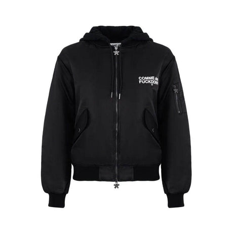 Comme Des Fuckdown Black Nylon Jackets & Coat - Hilstor