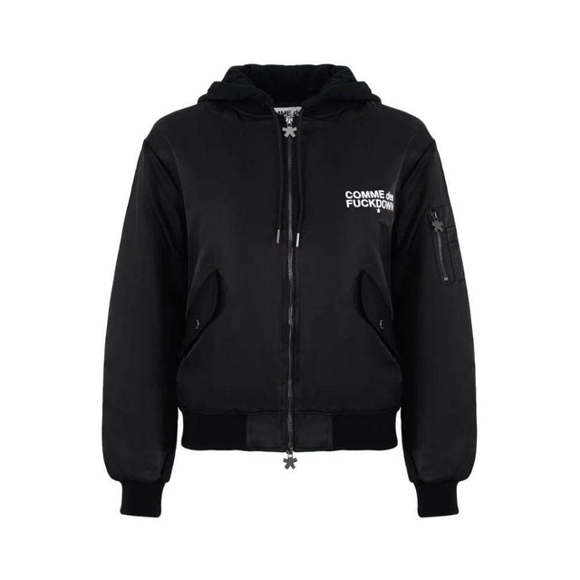 Comme Des Fuckdown Black Nylon Jackets & Coat - Hilstor