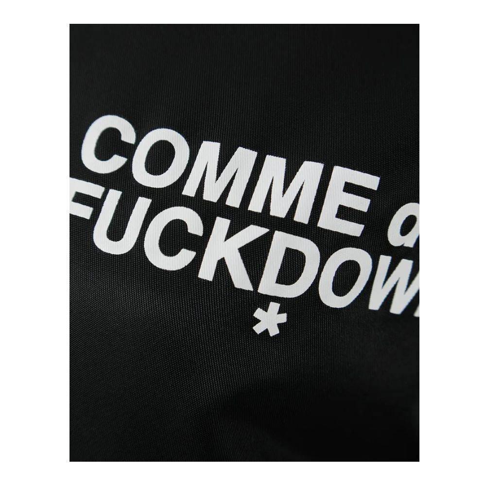Comme Des Fuckdown Black Nylon Jackets & Coat - Hilstor