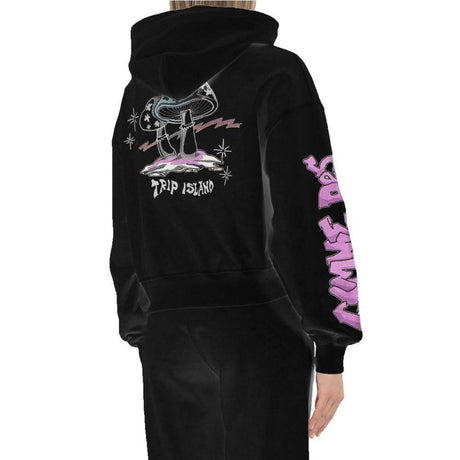 Comme Des Fuckdown Black Cotton Sweater - Hilstor