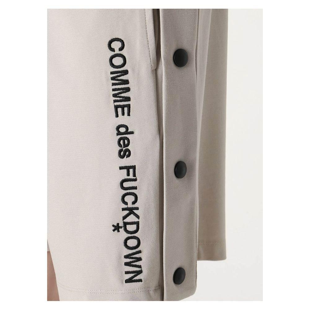 Comme Des Fuckdown Beige Viscose Short - Hilstor