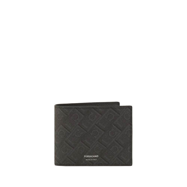 Ferragamo Gancini pattern leather Wallet - Hilstor