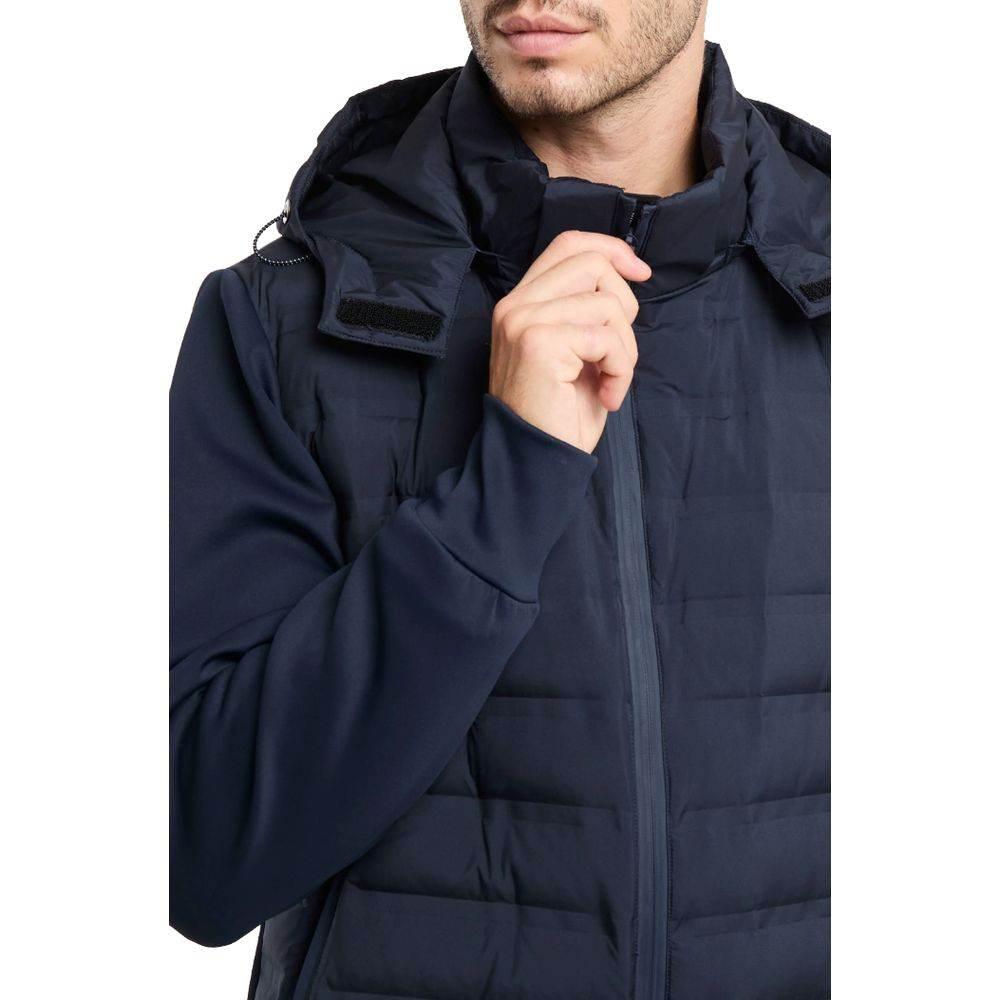 People Of Shibuya Blue Polyester Men Jacket - Hilstor