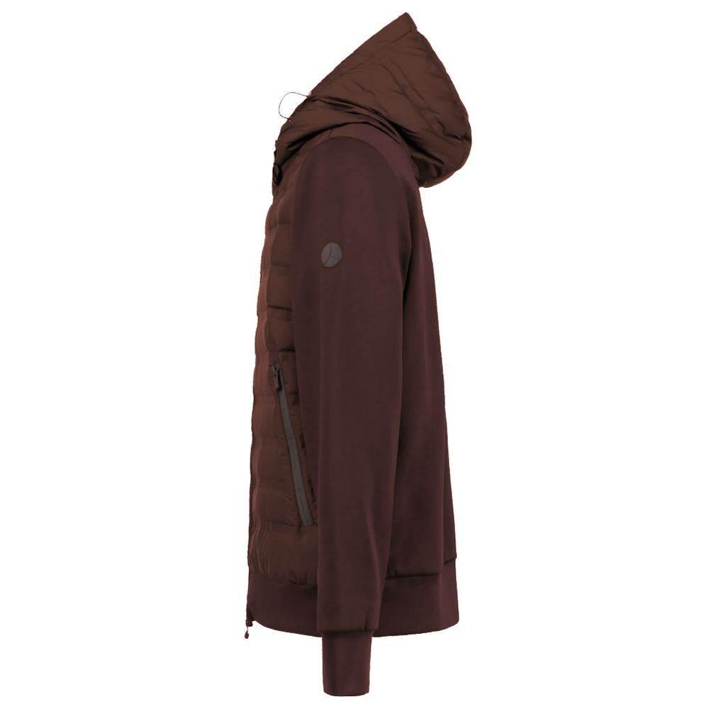 People Of Shibuya Brown Polyester Men Jacket - Hilstor