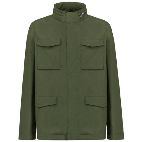 People Of Shibuya Green Cotton Men's Jacket - Hilstor