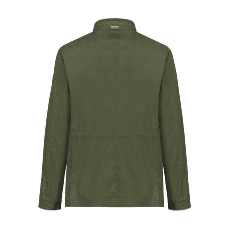 People Of Shibuya Green Cotton Men's Jacket - Hilstor