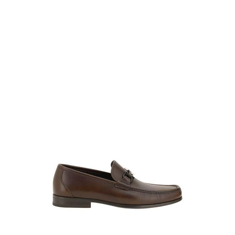 Ferragamo Ornamento Gancini Loafers - Hilstor