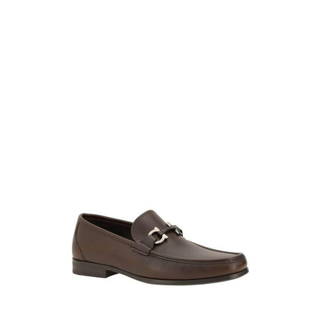 Ferragamo Ornamento Gancini Loafers - Hilstor