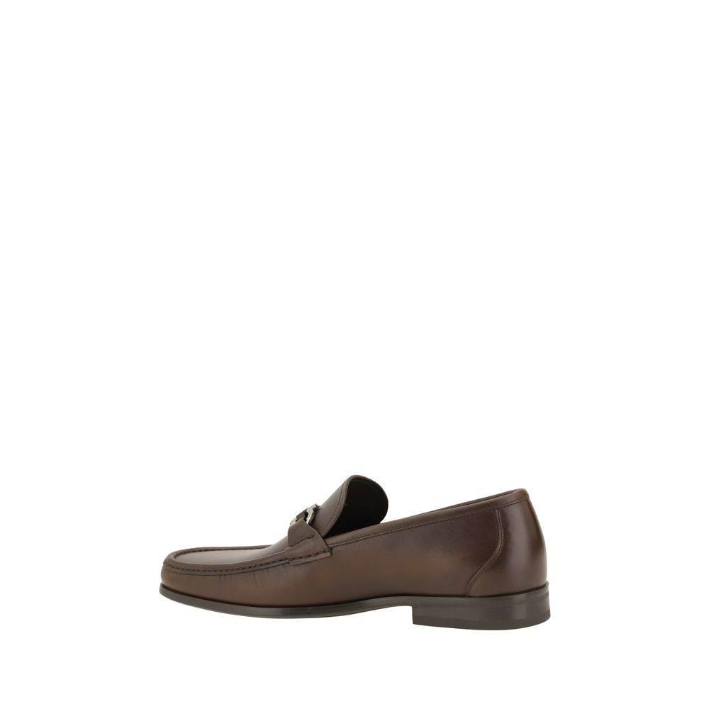 Ferragamo Ornamento Gancini Loafers - Hilstor