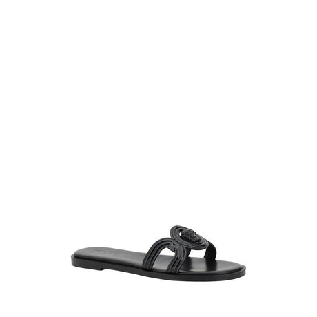 Versace Medusa logo Sandals - Hilstor