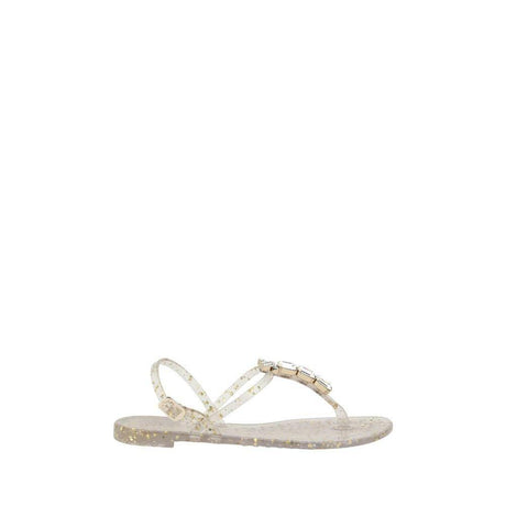 Casadei Swarovski Jelly Sandals - Hilstor