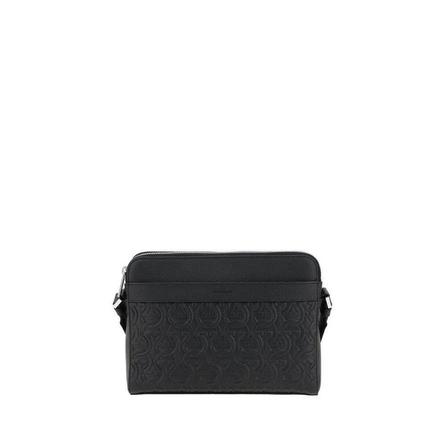 Ferragamo Gancini pattern Shoulder Bag - Hilstor