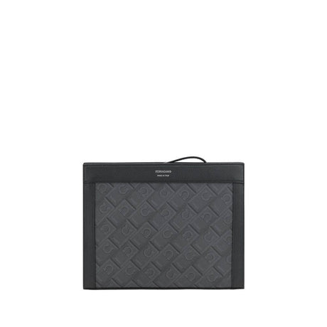 Ferragamo Gancini pattern Pouch - Hilstor