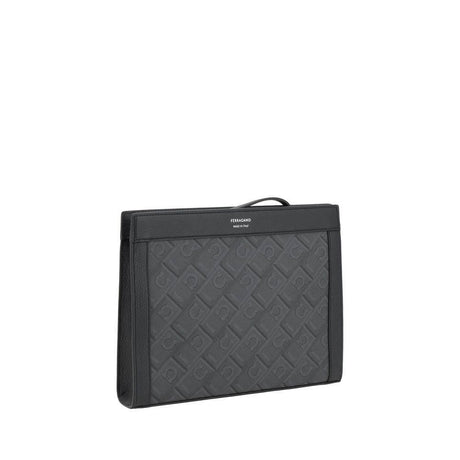 Ferragamo Gancini pattern Pouch - Hilstor