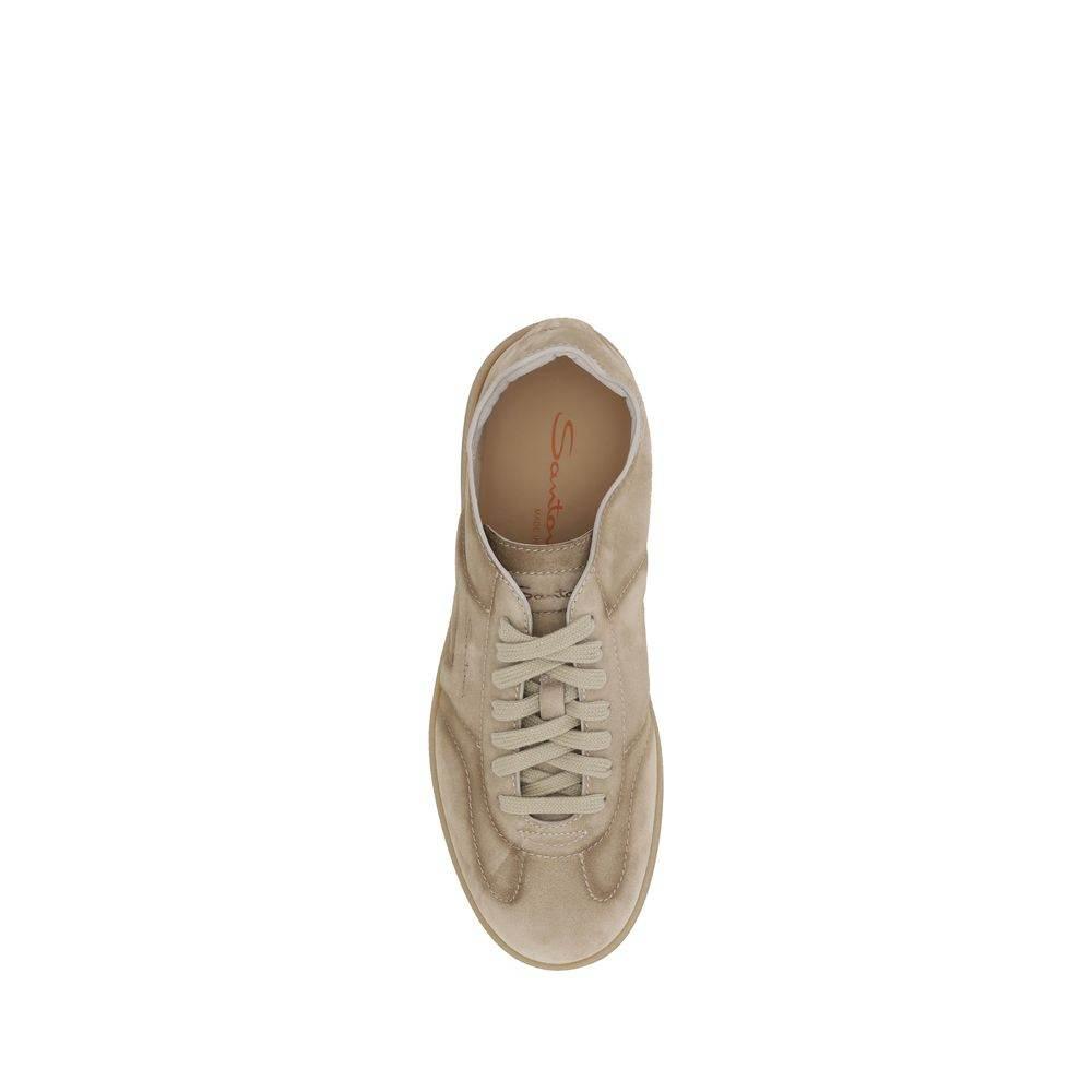 Santoni Leather Sneakers - Hilstor