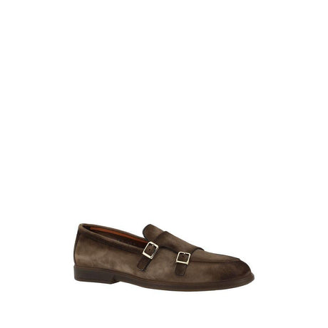Santoni Leather Loafers - Hilstor
