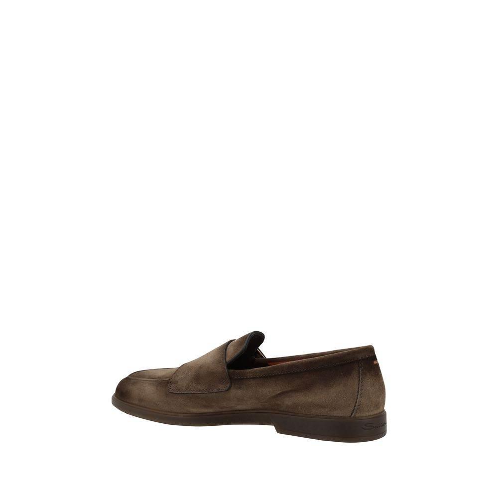 Santoni Leather Loafers - Hilstor