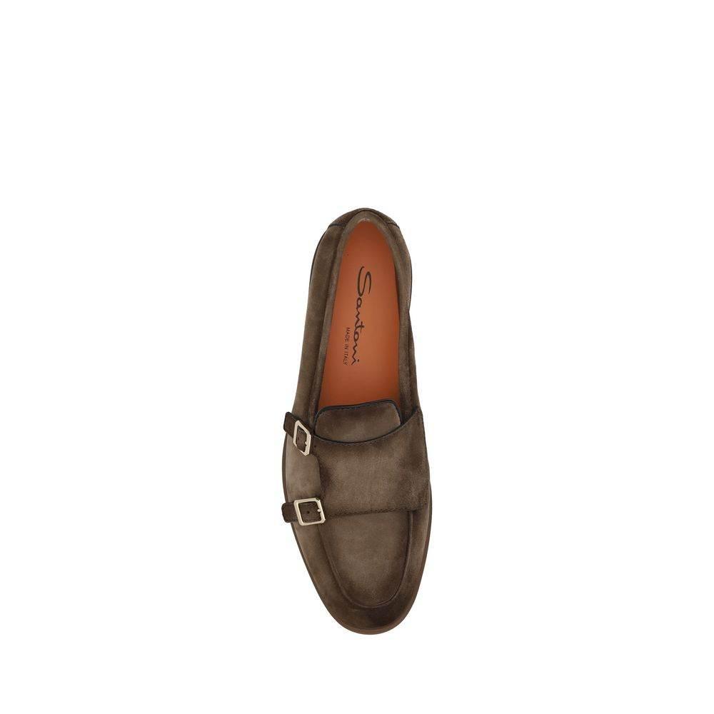 Santoni Leather Loafers - Hilstor