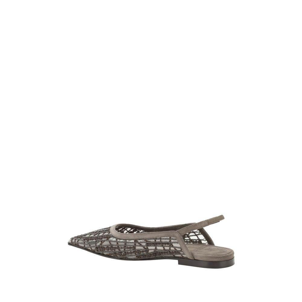 Brunello Cucinelli Adornment Ballerinas - Hilstor